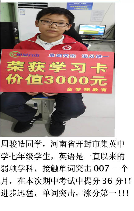 河南省开封市集英中学-周骏皓